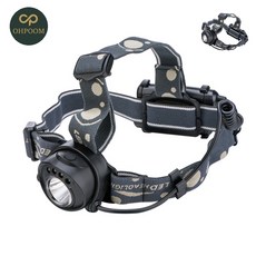 [오품산업안전] 라이트 LED 헤드램프 SLH 6520 건전지 SLH 6520 1EA, 블랙
