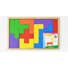 원목교구 가베놀이 기하형상 컬러 도형블럭 퍼즐교구 퍼즐맞추기 유아퍼즐 그림퍼즐