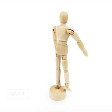 경희마실 구체관절 목각인형, 소, 11cm, 1개