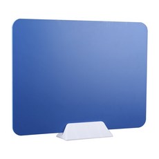 학생용 PVC 칸막이 시험용 책상 분리판 방역 겸용, B_블루40x30cm플라스틱카드포함