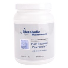 METABOLICMAINTENANCE 植物動力豌豆蛋白配菠菜和羽衣甘藍, 1個, 600克