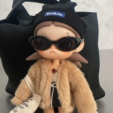 팝마트 지거 Zsiga 액션 피규어 BJD 1/8 인형 20cm 코트 인형옷 핑크 그레이 블랙 브라운 코트 겨울 의상