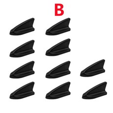 컨버터블 쿠페 샤크핀 루프 스포일러, 18. B-black-10pcs, 기본