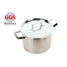 독일 GGS 프로피쿡 대용량 스테인레스 IH 곰솥 28cm 인덕션 등 전열원 사용가능 손잡이 뜨겁지 않은, 실버, 30cm, 1개