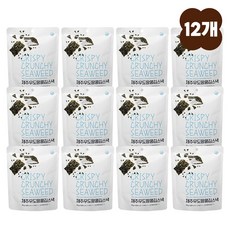 [12개] 제주 우도땅콩 김스낵 김과자 저칼로리 간식 제주도기념품 안주