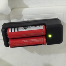 環高南孚雙槽自停充電器。非副廠 適用18650 鋰電池 充電器可充電 16340 14500 26650, 1個, 電池1個18650