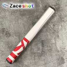 [제이스샷] 남여공용 퍼터그립 미끄럼방지 프리미엄, 1개, 화이트레드