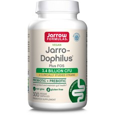 Jarrow FORMULAS 賈羅公式 34億益生元益生菌素食膠囊, 300顆, 1罐