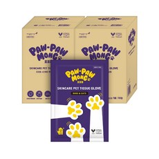 포포몽 반려동물 스킨케어 펫티슈 장갑형, 1개입, 20개