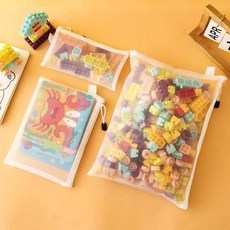 加厚紗網收納袋 6件組 A4 A5文件袋 學生文具用品收納, 1個, A6小號  1個裝