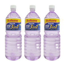 (1+1+1)3in1 에탄올 코팅워셔 3중 워셔액 1.8LX3개 광택 발수코팅 자동차 세정액, 1.8L