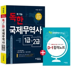 에듀윌독학 가능한 국제무역사 1급 + 2급(2017):시험 개편 반영, 에듀윌