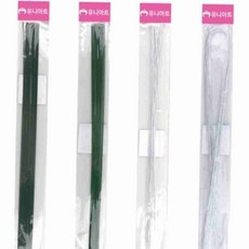 꽃철사 20호 초록 코팅철사