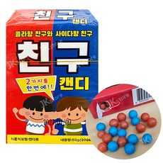 친구 캔디 콜라향 사이다향 추억의 옛날 문방구 간식 불량식품, 35개, 50g