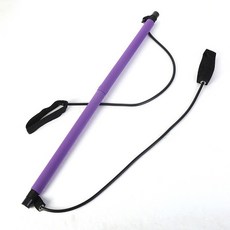 《台灣現貨》多功能瑜珈健身桿 普拉提訓練棒, 紫色, 1個