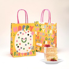 잇츠K 스마일 생일 쇼핑백, 20개, 소