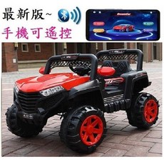 [8585童車]台中實體店.4輪避震器.12V雙驅動.搖擺功能.野越車造型.保固1年., 1個, 原廠配備4A電池