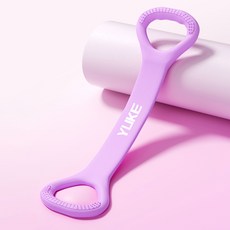 탄성 스트레칭 밴드 요가밴드 라텍스밴드홈트용품스트레칭밴드요가저항밴드추감기, 1개, 보라색