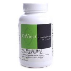 DaVinci Laboratories 含多種礦物質複合物 D3 的膠囊, 120顆, 1罐