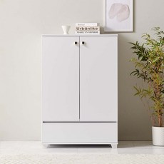 마리메종 로카 낮은 서랍 옷장 800, 화이트