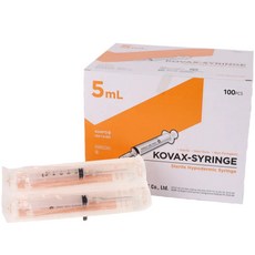 한국백신 일회용 주사기 5ml 22G 100개입 1개