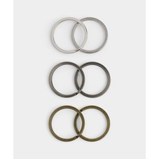 퀼트스타 앤티크 플랫 키오링_3컬러, 2개, 3황동