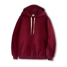 OCELOT D17 기모 스탠다드 무지 후드티 와인 278563