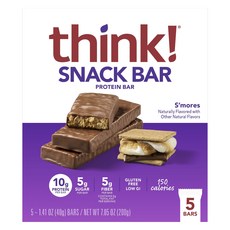 think 蛋白棒 烤棉花糖巧克力夾心餅風味, 200g, 1盒