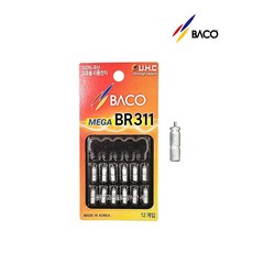바코 메가 BR311 리튬전지 배터리, 1개