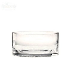 원형 유리 화병 수반 낮은 탁상 인테리어 미니 장식 투명화분 원형수반 자이언트캣