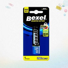 SCS 리튬건전지 벡셀 INR18650 3.7V 2600mAh 1개입 충전식 배터리 2600mAh배터리