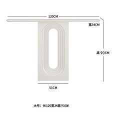 모던 북유럽 화이트 조립 100 블랙 25x90cm 콘솔 복도 우드 테이블 스몰 필요 원목, D. 대형 아이보리 120x34x90cm