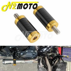 크래시 슬라이더 오토바이 고속도로 라이더 낙하 방지 가드 프레임 엔드, 6. Gold