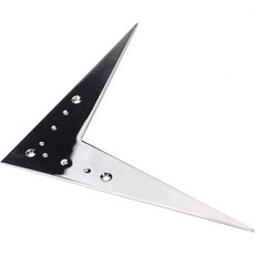 야드위 셰이프 기타 브릿지 테일피스 V자 플라잉 브릿지 부품 견고한 액세서리 나사 필요 없음