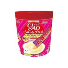 챠오츄르 고양이 구루메 버라이어티 간식 60p, 혼합맛(참치/가다랑어/닭가슴살), 840g, 1개