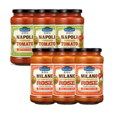 폰타나 뽀모도로 600g 3개&크림치즈 로제 600g 3개, 3개