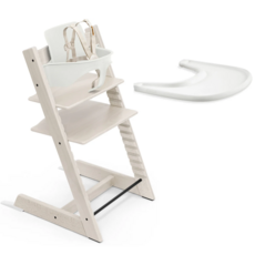 스토케 트립트랩 베이비세트 하네스 포함 트레이, 화이트워시