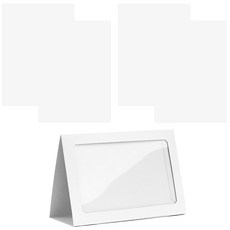 세우세 고급 종이액자 액자형, 5개, 화이트