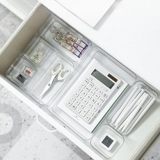 지니어스 서랍용 아크릴수납박스 정리트레이 XL, 1개