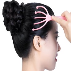 데니스스토어 핸디 두피 마사지기 두피마사지괄사, 1개