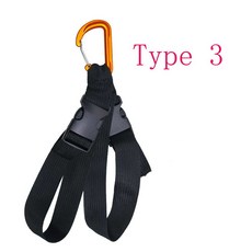 1개 다이빙 랜야드 클립 225x25mm 핀/개구리/신발 리프팅 로프 클래스프 퀵 릴리즈 웨빙 스트랩 (BCD 측면, 01 Red, 01 빠른  Mainland