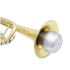 老羊樂器店 鋁製 小號弱音器 消音器 管樂配件, 1個