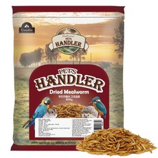 펫츠핸들러 소동물 건조밀웜 리필 점보 지퍼백, 800g, 1개