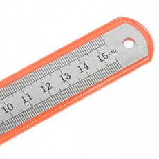 15cm 철자 제도 도구 스테인리스 직선자 학용품 문구용LmV, 1개, 상세페이지 참조