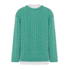 모스키노 케이블 니트 스웨터