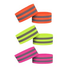 (코어무역) 야광 안전 팔밴드 반사 팔찌 신호수 형광 팔찌 교통 X반도 안전용품, 핑크, 1개