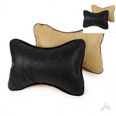 조수석쿠션 편안한운전 헤드레스트쿠션 차량용베개 차량용품 차량용 헤드레스트 목쿠션, 1개, 블랙