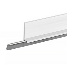 리빙로드 탈착형 모헤어 틈새 문풍지 3cm x 1M 화이트, 1개