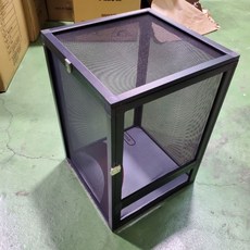 網籠 諾摩NOMO網箱 網籠 爬蟲網箱 爬箱 變色龍 網箱爬箱 蜥蜴箱 拼接組合, 1個, 小-黑色(32*32*46)公分