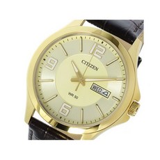 星辰 CITIZEN BF2008-05P 金框數字石英男錶